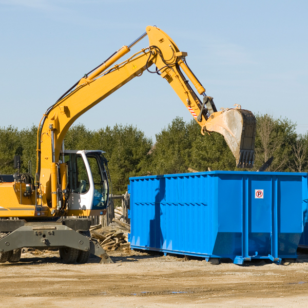 what are the rental fees for a residential dumpster in Warren